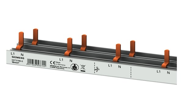 SIEMENS SIE5ST37800 SBAR.10 MM2 1P+N 5SM6 + 5SV1 + CA 1000MM