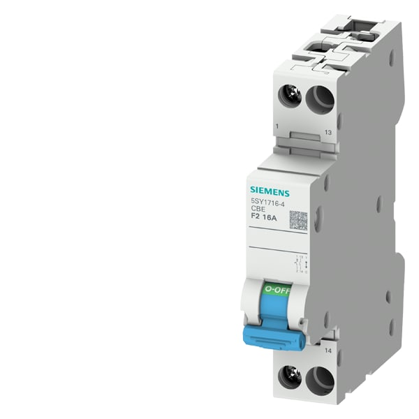 SIEMENS SIE5SY17164 INT MAGN CBE 1P+CA F2 16A