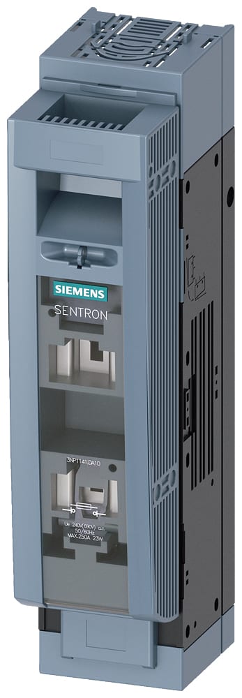 SIEMENS - SIE3NP11411DA10 SENTRON, Sezionatore sottocarico a fusibili 3NP1, a 1 polo, NH1, 250 A