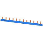 SIEMENS - SIE5ST36870 sbarra di collegamento a punte, 10mm2 collegamento N blu diritto interruttore magnetotermico, interruttore differenziale indipendente dalla tension...