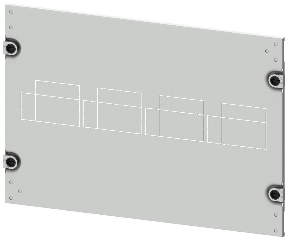 SIEMENS - SIE8PQ20356BA27 mostrina copriforo 3VA10 (100A), 3VA11 (160A), a 4 poli, installazione fissa, tecnica ad innesto, azionamento: direttamente, comando rotativo front...
