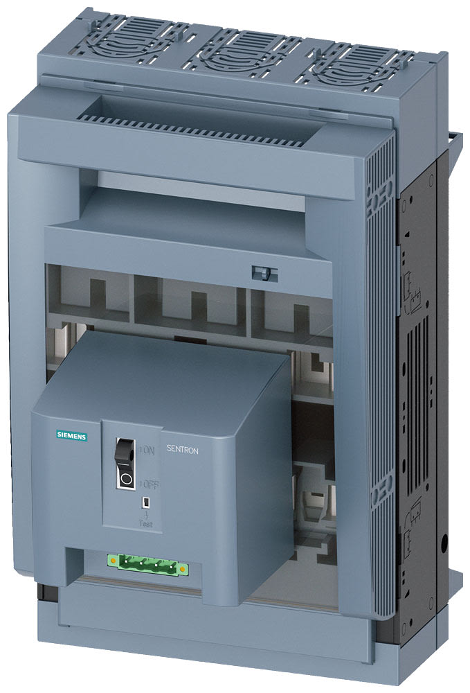 SIEMENS - SIE3NP11431JC11 SENTRON, Sezionatore sottocarico a fusibili 3NP1, a 3 poli, NH1, 250 A