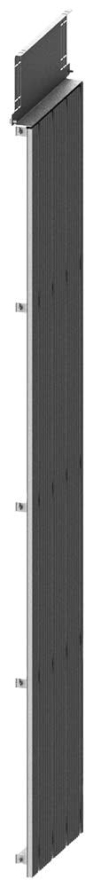 SIEMENS - SIE8PQ40000BA05 Segregazione sbarra collettrice verticale con sbarra collettrice principale, sbarra collettrice principale anteriore P: 400mm