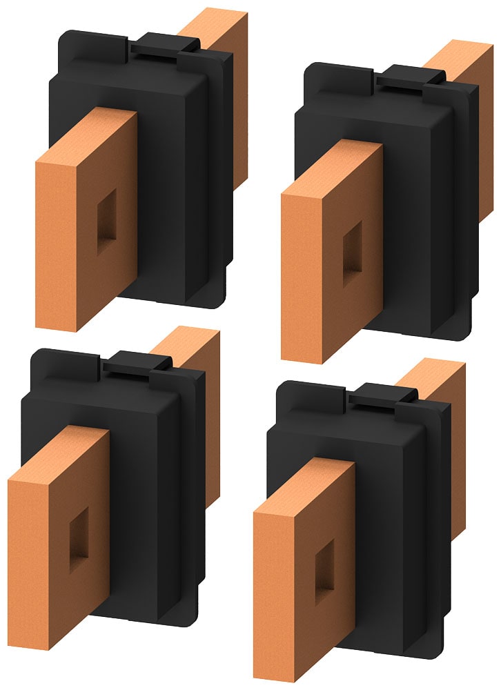 SIEMENS - SIE8PQ50000BA74 Terminale di collegamento 40x10 mm, 1 set =4 pezzi