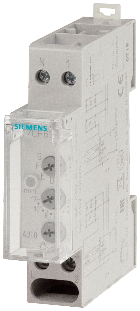 SIEMENS - SIE7LF6311 INT.LUCE SC..0,5-12M.3/4F 16A 230 RES.