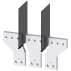 SIEMENS - SIE3VA96030QC00 Attacchi a sbarra anteriori divaricati, 3 pezzi, accessori per: 3VA15/25 1000