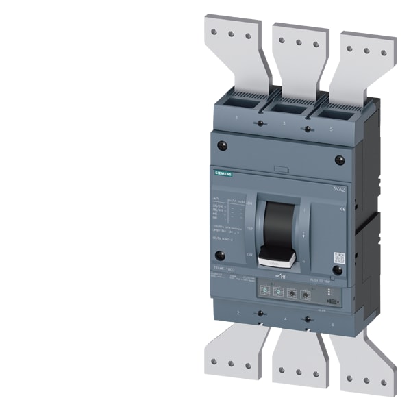 SIEMENS SIE3VA26125HN320AA0 INT.AUT.3VA 1250A 3P 55KA ETU3 LSI L/T