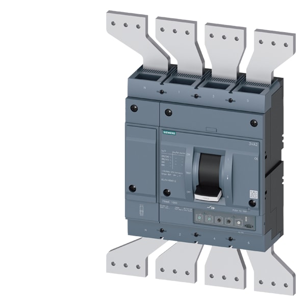 SIEMENS SIE3VA26125HN420AA0 INT.AUT.3VA 1250A 4P 55KA ETU3 LSI L/T