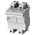 SIEMENS - SIE3NW7221 SENTRON, portafusibili per fusibili cilindrici, 22 x 58 mm, a 2 poli, In: 100 A, Un AC: 690 V