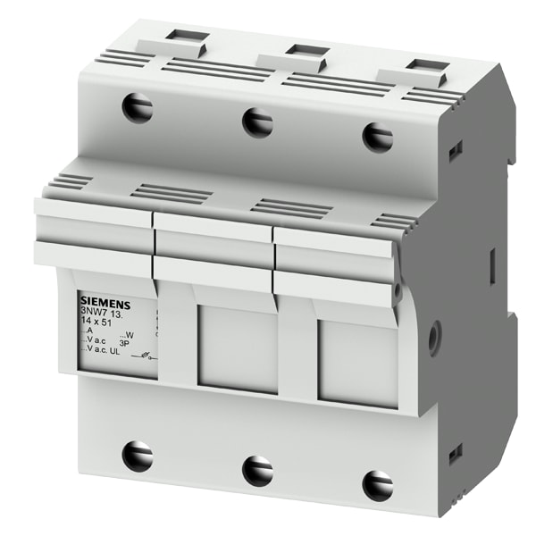 SIEMENS SIE3NW7131 BASE SEZ.X FUS. CILINDR.14X51 3P