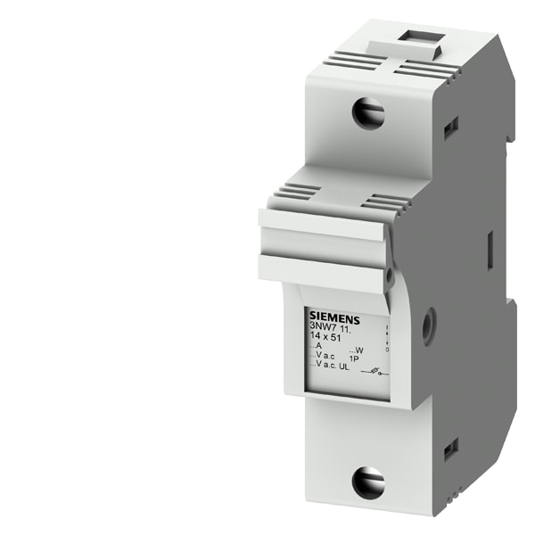 SIEMENS SIE3NW7111 BASE SEZ.X FUS. CILINDR.14X51 1P