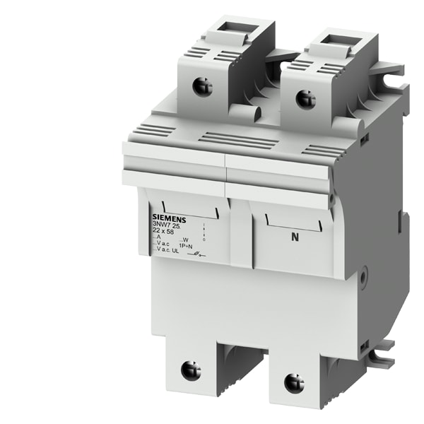 SIEMENS SIE3NW7251 BASE SEZ.X FUS. CILINDR.22X58 1P+N