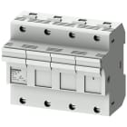 SIEMENS - SIE3NW7161 SENTRON, portafusibili per fusibili cilindrici 14 x 51 mm, 3P+N, In: 50 A, Un AC: 690 V