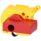 SIEMENS - SIE3LD92873C Maniglia aggiuntiva per comando rotativo rinviato bloccoporta, colore rosso/giallo, 30 A ... 60 A, accessorio