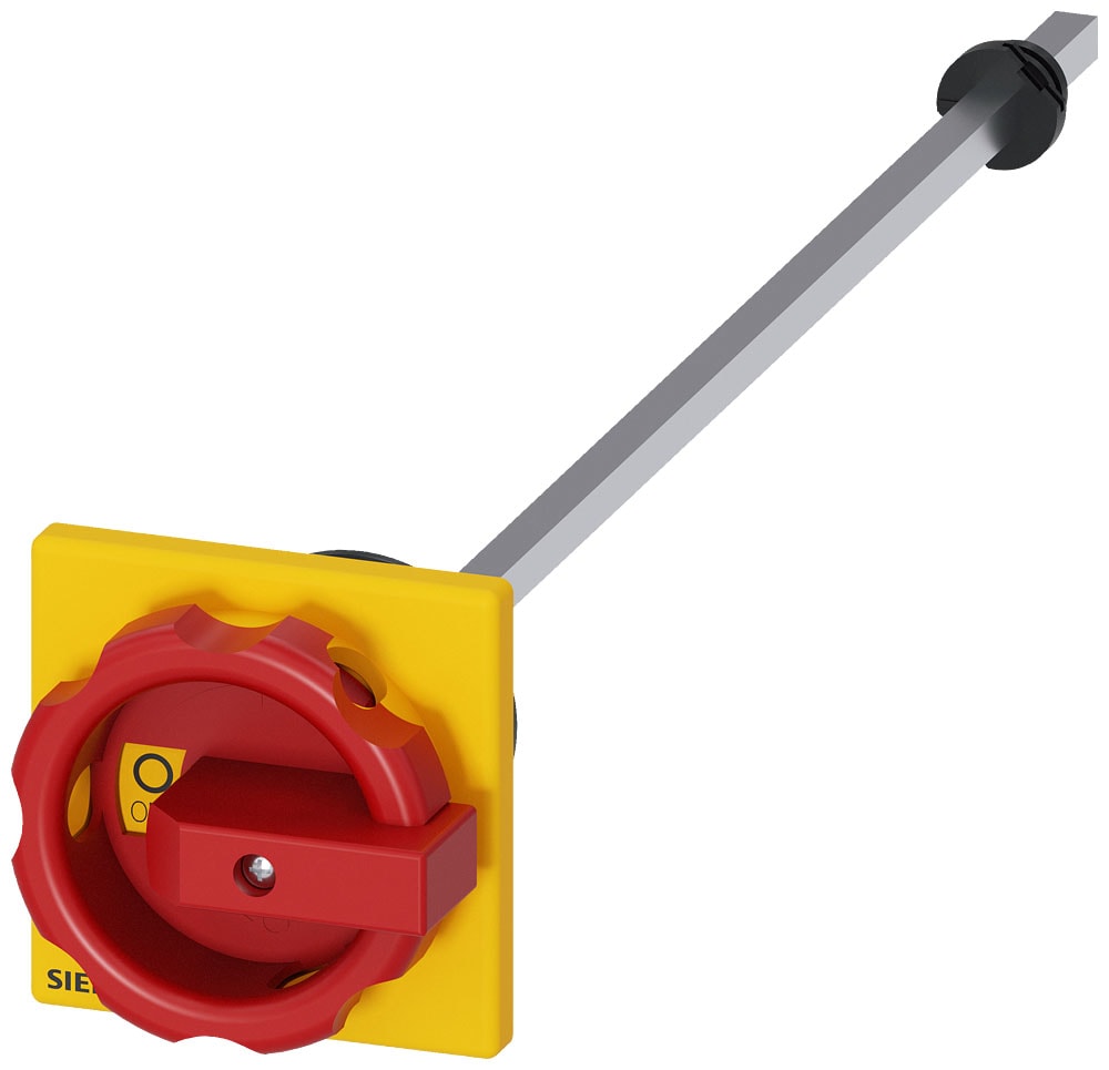 SIEMENS - SIE3KD90016 Accessori per 3KD0 grand. costr. 01/02 comando rotativo bloccoporta, comando completo, rosso/giallo