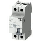 SIEMENS - SIE5SV53126 Interruttore differenziale, a 2 poli, tipo A, In: 25 A, 30 mA, Un AC: 230 V edilizia residenziale