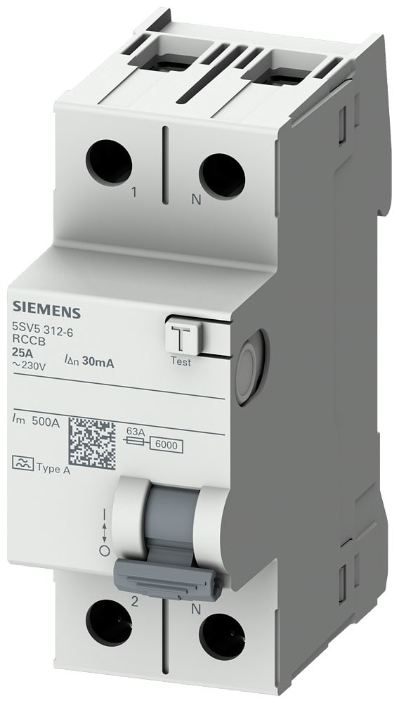 SIEMENS SIE5SV53140 DIFF. 2P 40A 30MA TIPO AC NON ACC.