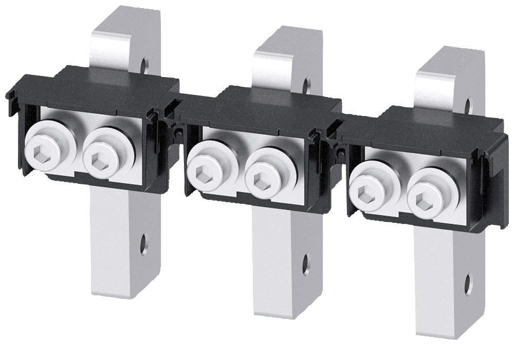 SIEMENS - SIE3VA96030QE00 Attacchi piatti posteriori 3 pz., attacchi verticali