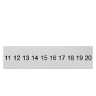SIEMENS - SIE8WH81201AB15 TARGHETTA FRONT. 4,2MM LONG. 11-20