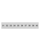 SIEMENS - SIE8WH81203AB35 TARGHETTA FRONT. 6,2MM LONG. 31-40