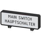 SIEMENS - SIE3LD92861A TARGHETTA X 3LD