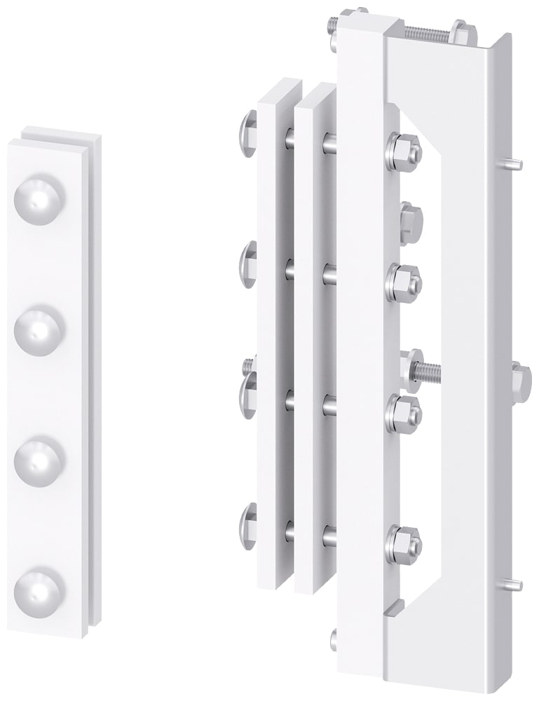 SIEMENS - SIE8PQ60014BA65 Collegamento sbarra di distribuzione verticale, 3VA27 (1600A), esecuzione fissa, a 3/4 poli, A: 450mm