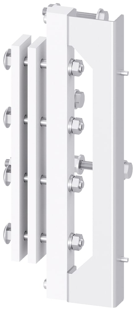 SIEMENS - SIE8PQ60014BA66 Collegamento sbarra di distribuzione verticale, 3VA27 (1600A), esecuzione estraibile, a 3/4 poli, A: 450mm