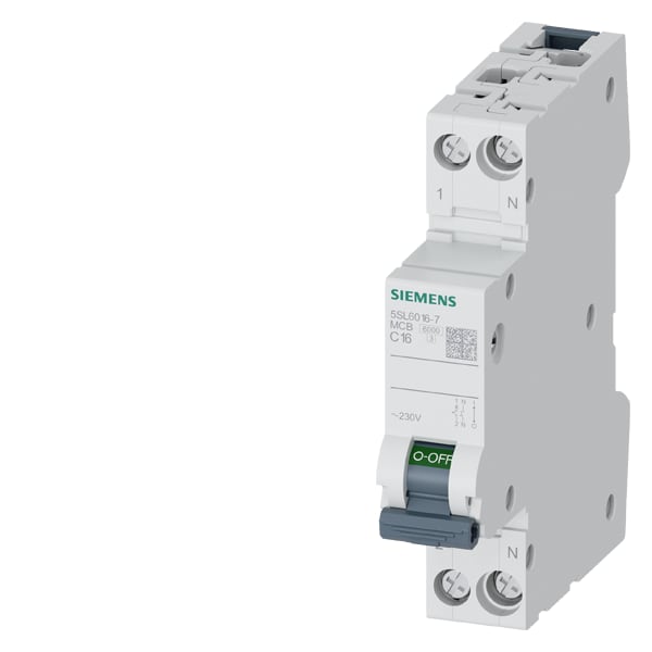 SIEMENS SIE5SL60167 INT MT 1P+N 1UM C16 6KA