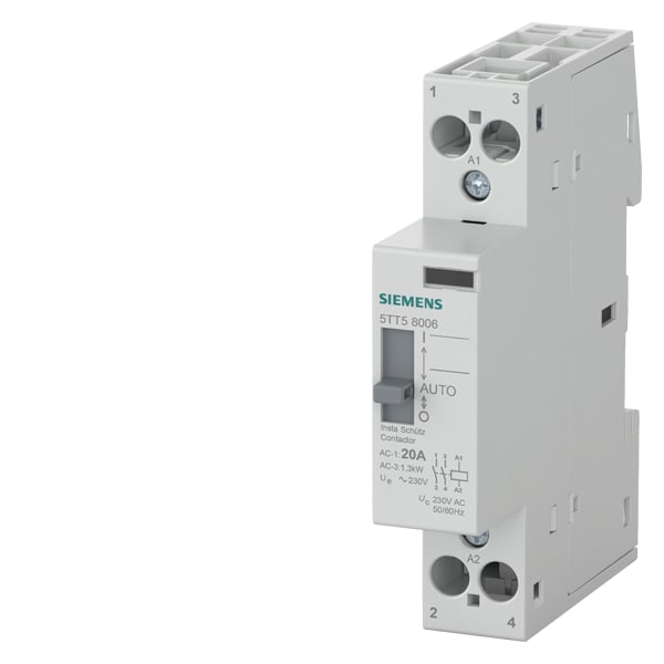 SIEMENS SIE5TT58006 CONTATTORE. AUT 2NO 230V20A