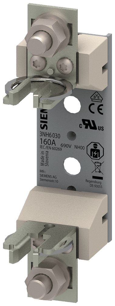 SIEMENS SIE3NH6030 BASE 1P NH00 160A/690V (1000V)CERAM.VITE