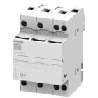 SIEMENS SIE3NW70632 BASE SEZ.X FUS. CIL.10X38 3P+N 32A 3UM