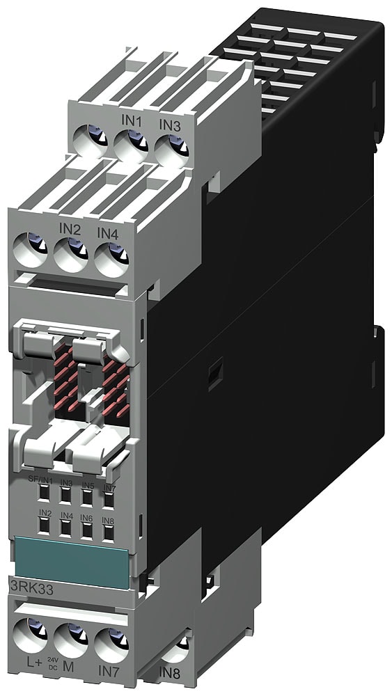 SIEMENS - SIE3RK33211AA10 Modulo di ampliamento 3RK33 per sistema di sicurezza modulare 3RK3, 8DI, DC 24 V