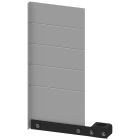 SIEMENS - SIE8WD44080FA Colonnine di segnalazione 8WD4. Accessori, pannelli serigrafati con materiale di fissaggio