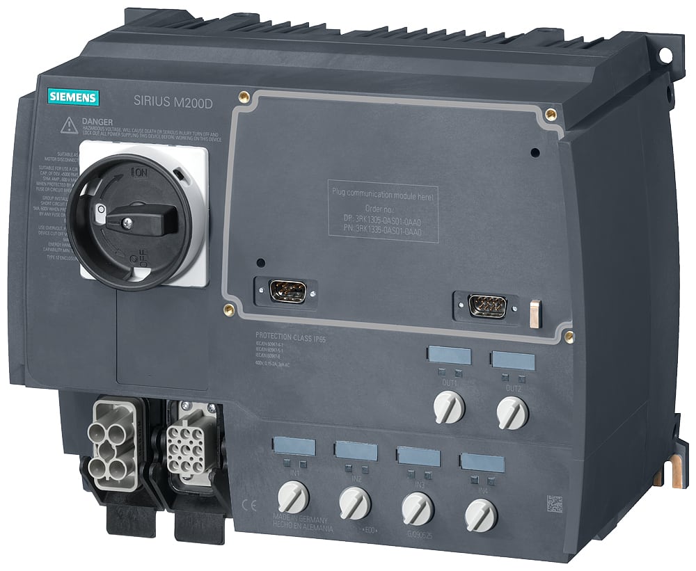 SIEMENS - SIE3RK13956KS410AD5 Avviatore motore M200D, modulo tecnologico avviatore diretto, commutazione meccanica