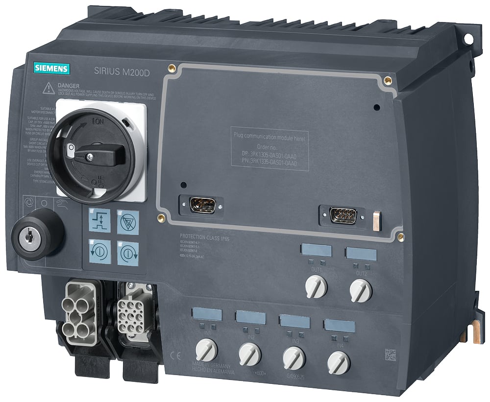 SIEMENS - SIE3RK13956LS413AD0 Avviatore motore M200D, modulo tecnologico avviatore reversibile, commutazione meccanica