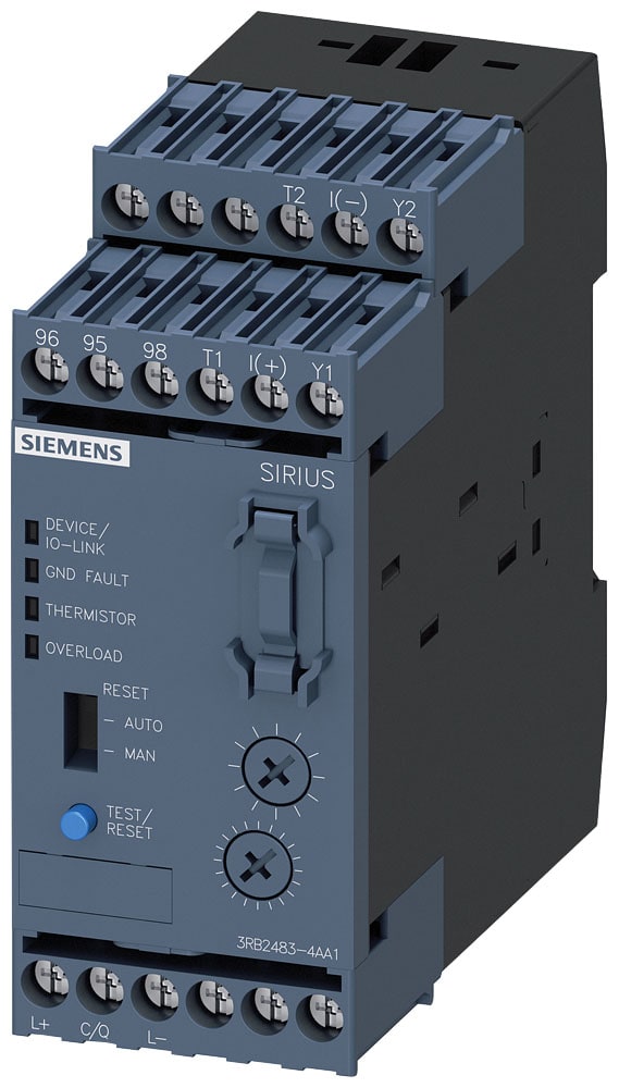 SIEMENS - SIE3RB24834AA1 Unità di controllo per protezione completa del motore (monostabile) per IO-Link S00 ... S12, Class 5 ... 30