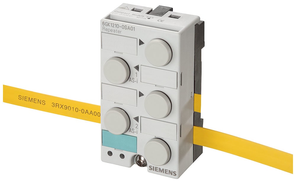 SIEMENS - SIE6GK12100SA01 Repeater per AS-i per il prolungamento del cavo nella custodia K45