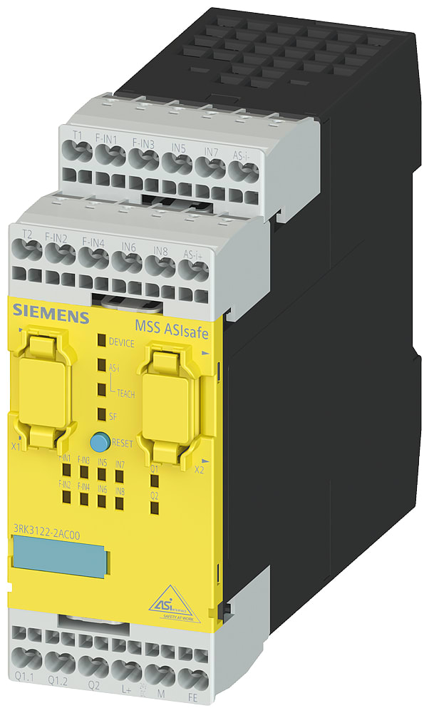 SIEMENS - SIE3RK31222AC00 Modulo centrale 3RK3 ASIsafe Extended per sistema di sicurezza modulare 3RK3