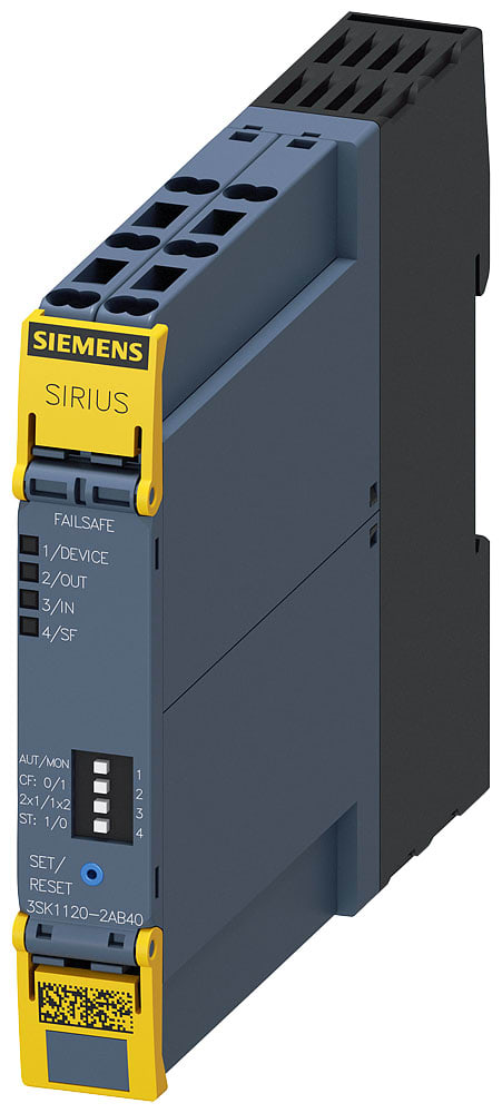 SIEMENS - SIE3SK11202AB40 Dispositivo di sicurezza SIRIUS, modulo di base serie Advanced, 1 circuito di abilitazione elettronico