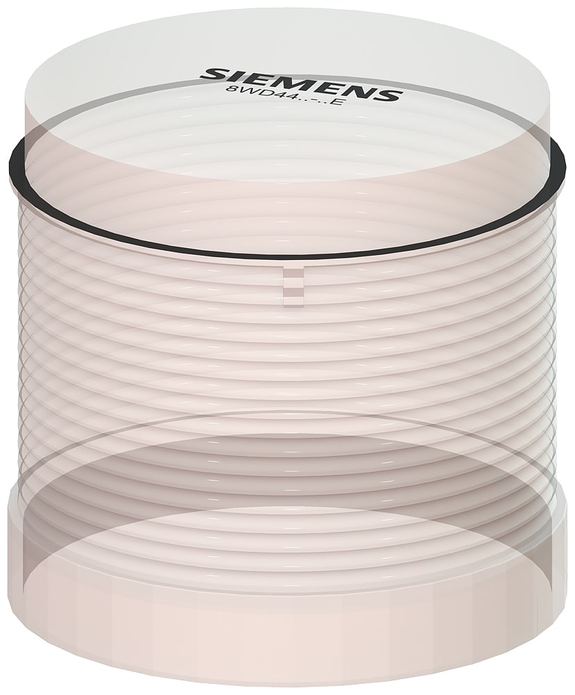 SIEMENS - SIE8WD44205BE Elemento luce lampeggiante, con LED integrato, trasparente, AC/DC 24 V, diametro 70 mm