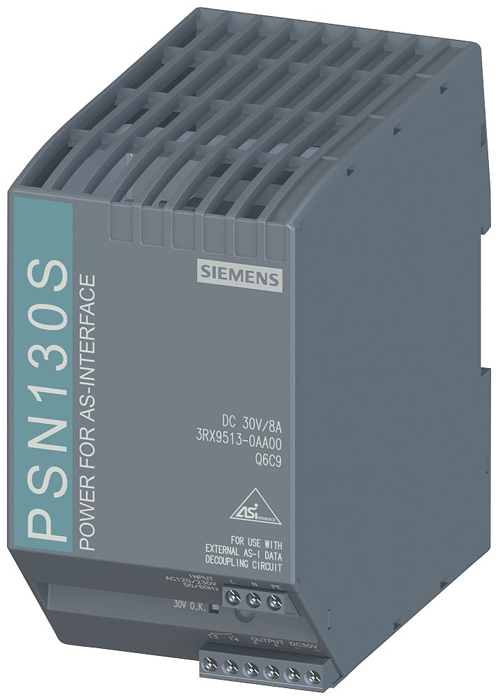 SIEMENS - SIE3RX95130AA00 AS-i PS30N 8 A AC 120 V/230 V, IP20