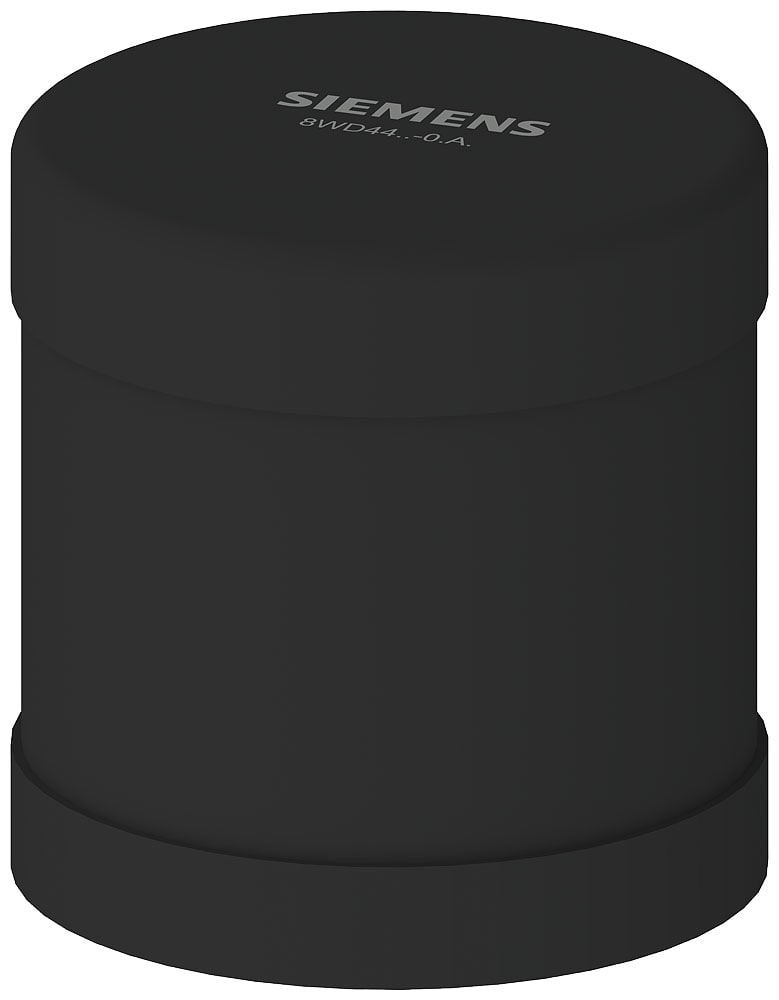 SIEMENS - SIE8WD44400FA Elemento ronzatore, nero, suono continuo o pulsante, 85 dB, AC 115 V, 70 mm