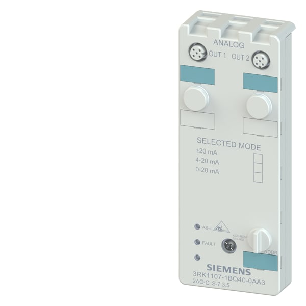 SIEMENS SIE3RK11071BQ400AA3 MOD AS-I 2AA X S7 4-20MA PROF 7.3