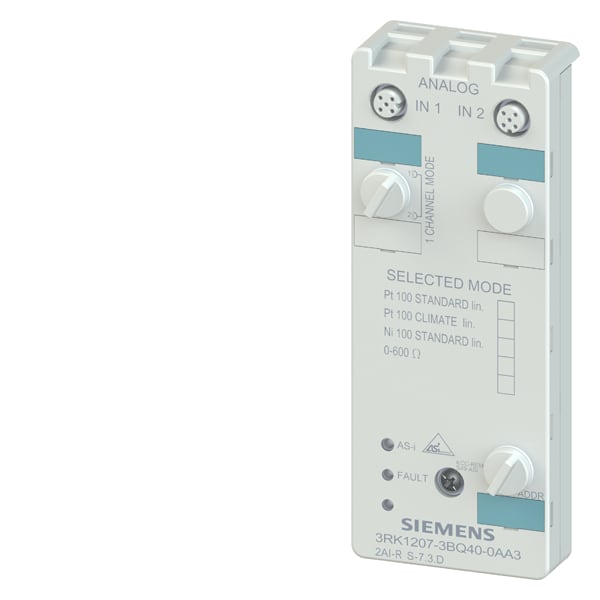 SIEMENS SIE3RK12073BQ400AA3 MOD AS-I 2AE X S7 PT100 PROF 7.3