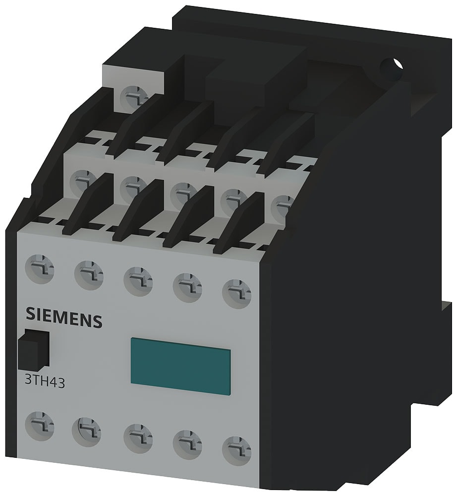 SIEMENS - SIE3TH43910AG2 Contattore ausiliario 91E, 9NO+1NC, comando in AC, AC 110 V