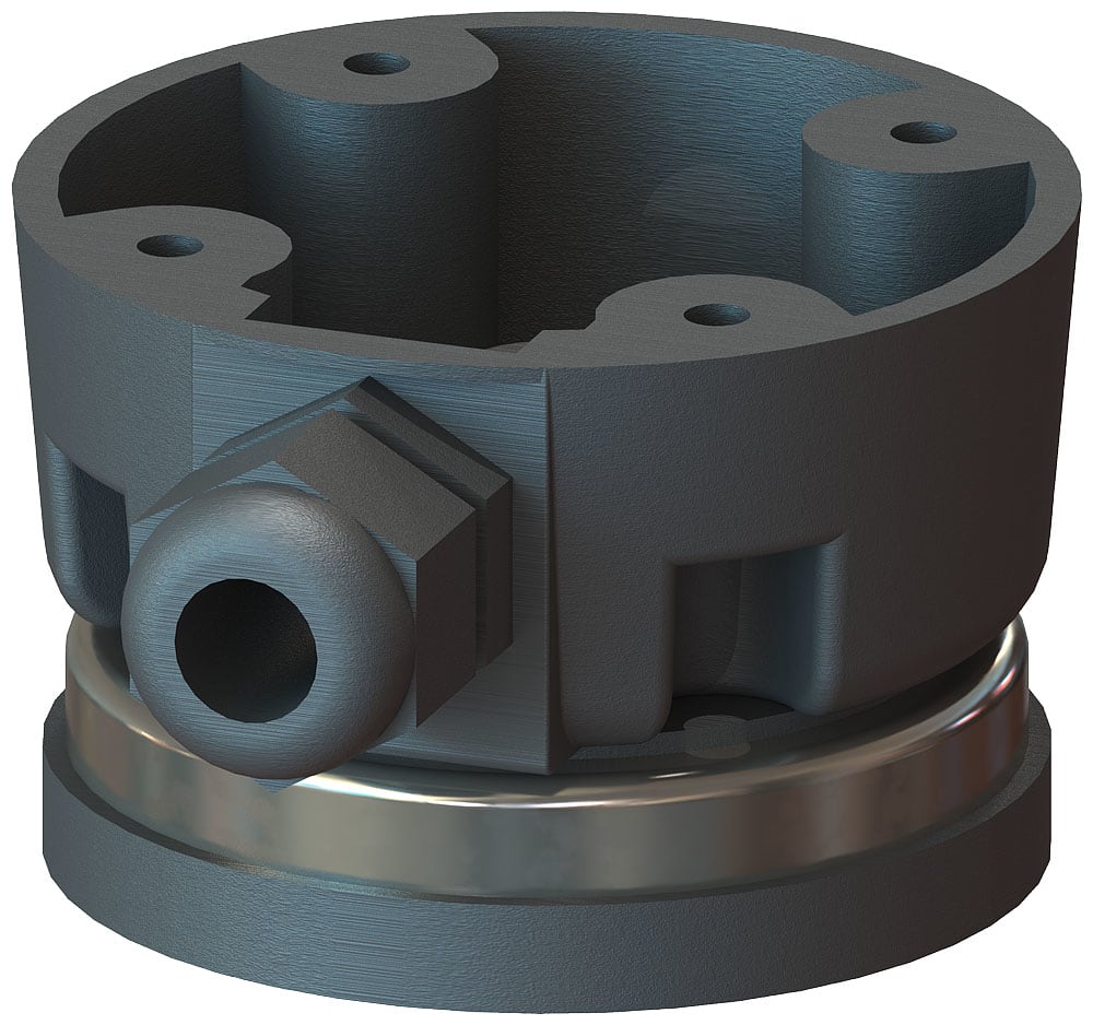 SIEMENS - SIE8WD43080DE Scatola di derivazione per piede, ingresso cavo laterale per colonnine di segnalazione