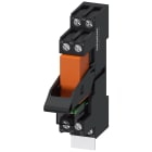 SIEMENS - SIELZS:RT4A4S15 Relè a spina, apparecchio completo, AC 115 V, 2CO, modulo LED, zoccolo da innesto standard colore rosso