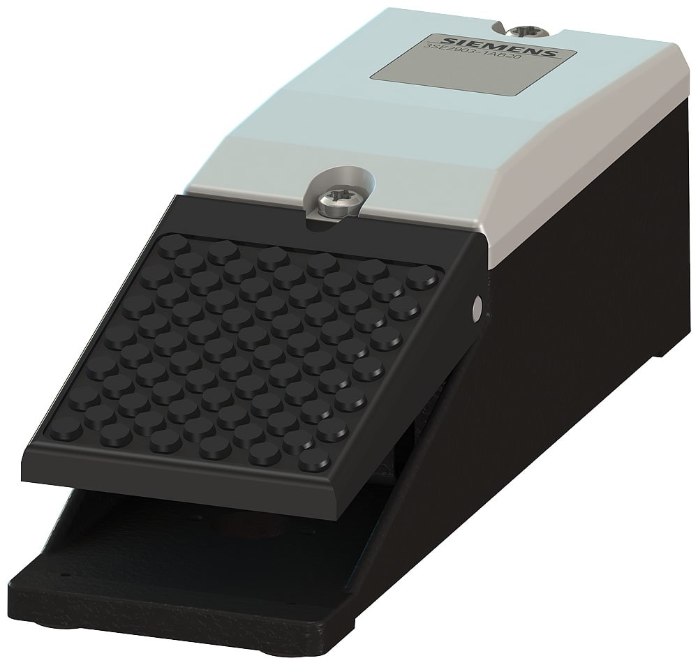 SIEMENS - SIE3SE29020AB20 Pedaliera,1 pedale, ingresso cavi, custodia in metallo IP65, 1NO+1NC