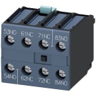 SIEMENS - SIE3RH19211XA220MA0 Blocchetto di contatti ausiliari 2NO+2NC, numerazione 5 ... 8, EN 50012, a 4 poli