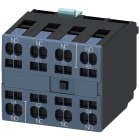 SIEMENS - SIE3RH19212XA220MA0 Blocchetto di contatti ausiliari 2NO+2NC, numerazione 5 ... 8, EN 50012, a 4 poli